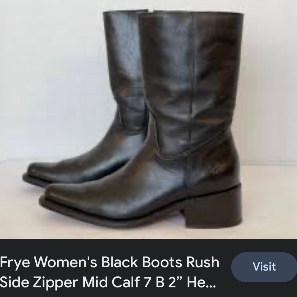 COPY - Frye side zip boots